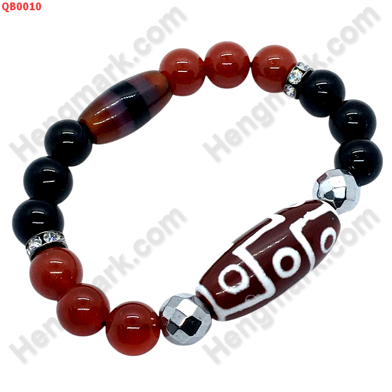 QB0010 สร้อยข้อมือหินทิเบต 9 ตา+3 เส้น ราคา 469 บาท http://ww2.hengmark.com/view_product/QB0010.htm