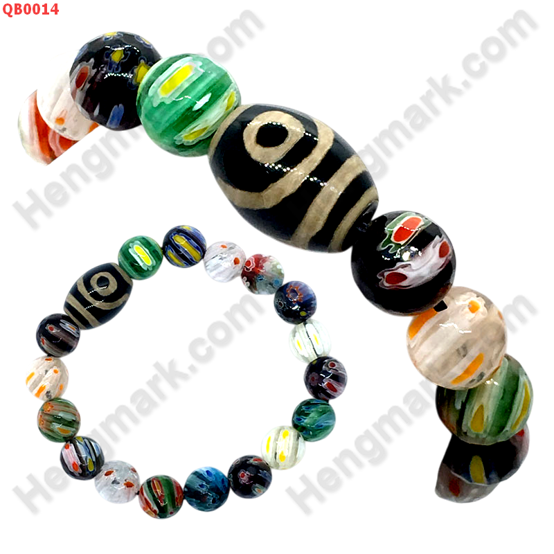 QB0014 สร้อยข้อมือหินทิเบตลาย 2 ตา ราคา 279 บาท http://ww2.hengmark.com/view_product/QB0014.htm