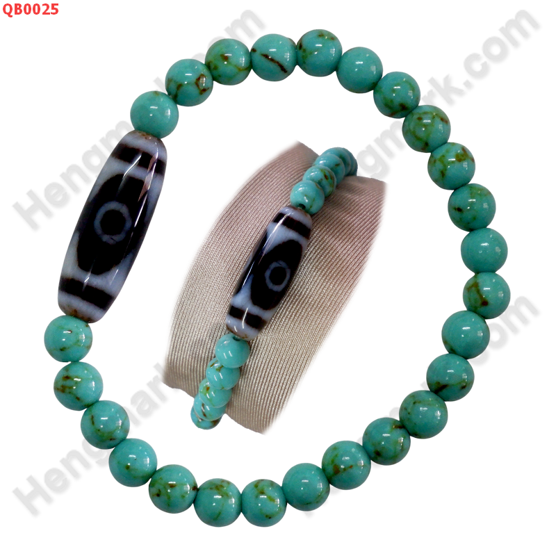 QB0025 สร้อยข้อมือหินทิเบตลาย 3 ตา ราคา 399 บาท http://ww2.hengmark.com/view_product/QB0025.htm