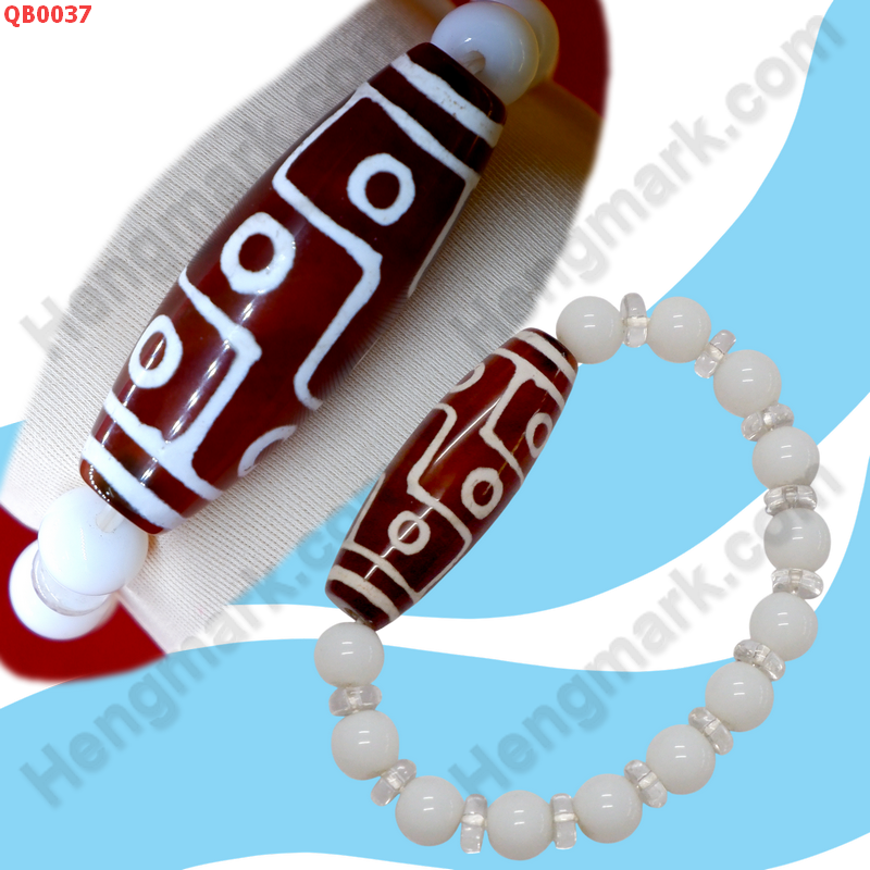 QB0037 สร้อยข้อมือหินDZI 9 ตา ราคา 299 บาท http://ww2.hengmark.com/view_product/QB0037.htm