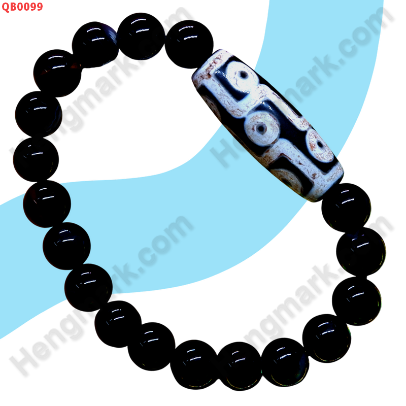 QB0099 สร้อยข้อมือ DZI 9 ตา ราคา 499 บาท http://ww2.hengmark.com/view_product/QB0099.htm
