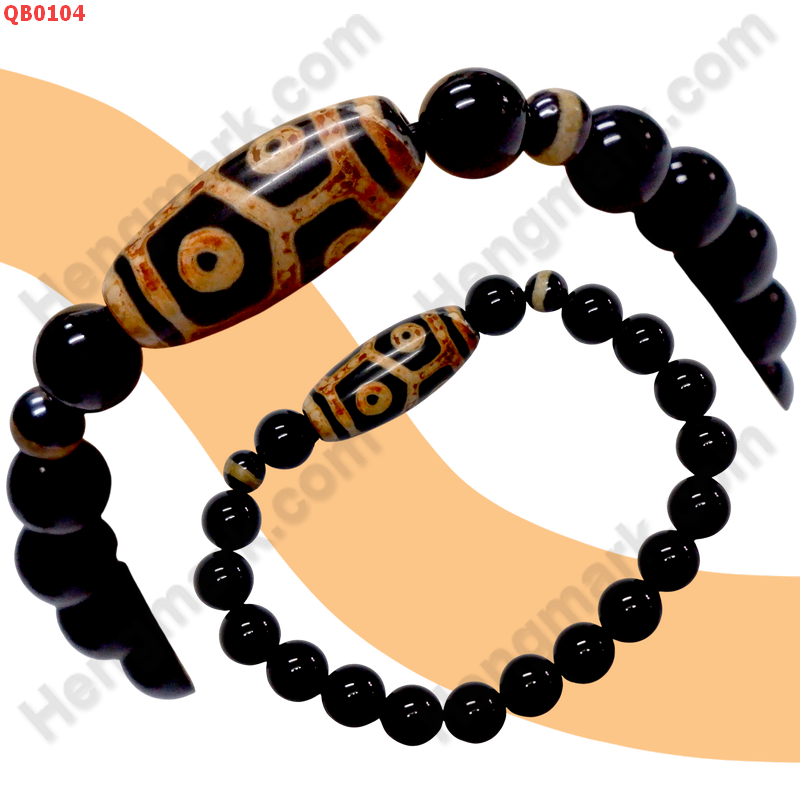 QB0104 สร้อยข้อมือหินDZI ลาย 6 ตากระดองเต่า ราคา 299 บาท http://ww2.hengmark.com/view_product/QB0104.htm