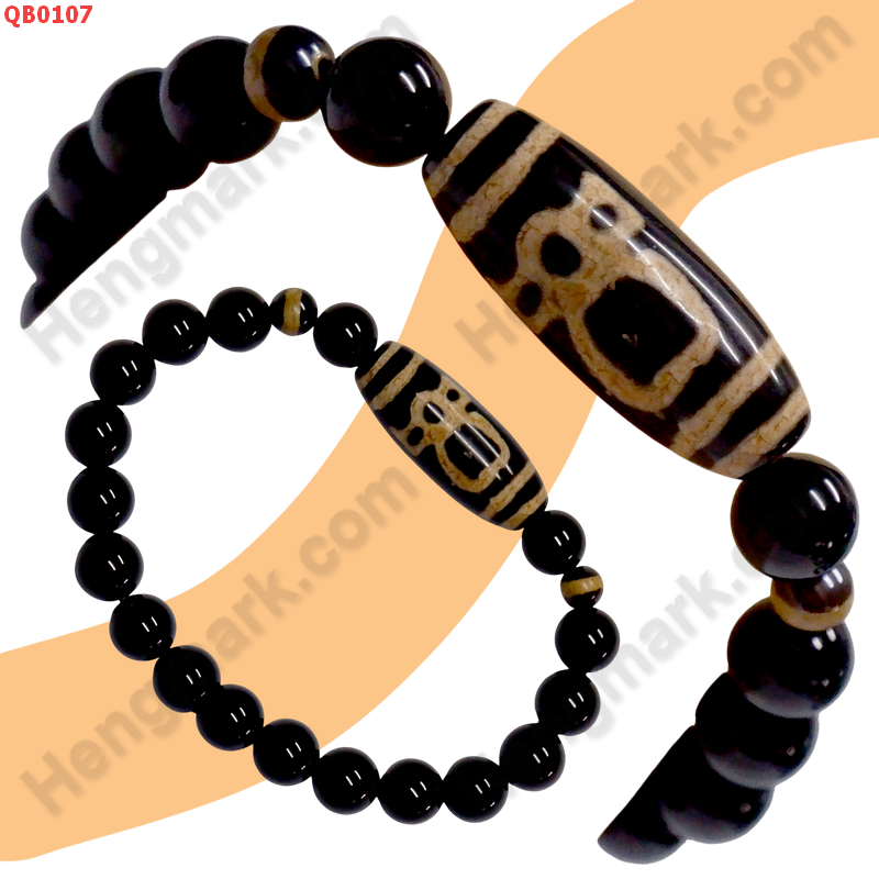 QB0107 สร้อยข้อมือหินDZI ลายไฉ่ซิงเอี๊ย ราคา 299 บาท http://ww2.hengmark.com/view_product/QB0107.htm