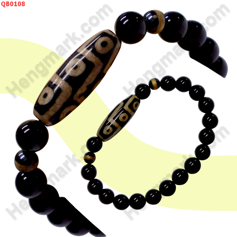 QB0108 สร้อยข้อมือหินDZI ลาย 9 ตา ราคา 299 บาท http://ww2.hengmark.com/view_product/QB0108.htm