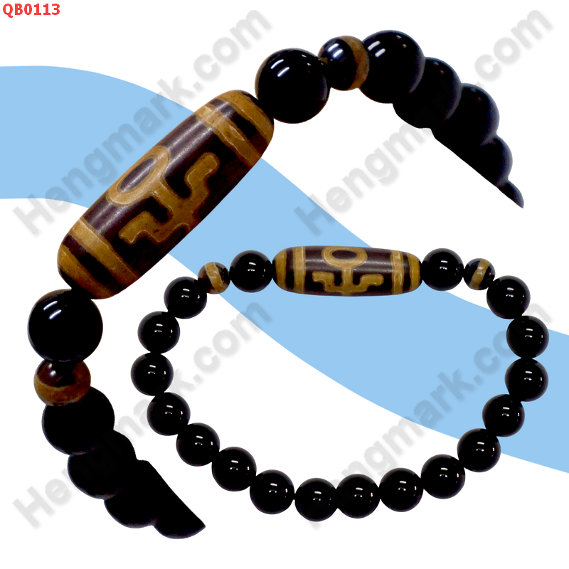 QB0113 สร้อยข้อมือหินDZI ลายผู้สูงศักดิ์ ราคา 299 บาท http://ww2.hengmark.com/view_product/QB0113.htm