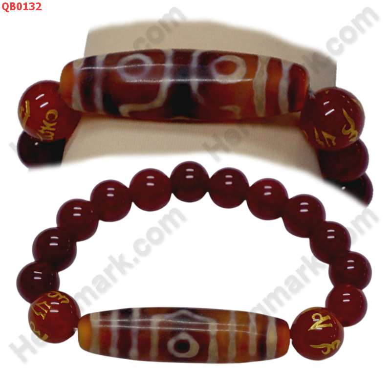 QB0132 สร้อยข้อมือหินทิเบต  ลาย 3 ตา ราคา 599 บาท http://ww2.hengmark.com/view_product/QB0132.htm