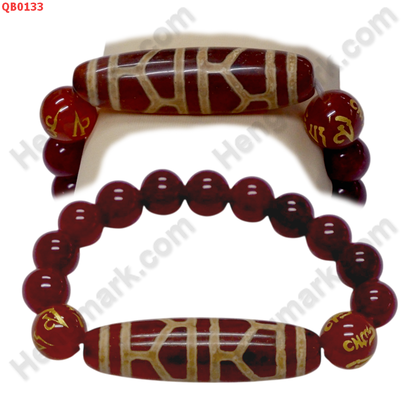 QB0133 สร้อยข้อมือหินทิเบต  ลายกระดองเต่า ราคา 599 บาท http://ww2.hengmark.com/view_product/QB0133.htm