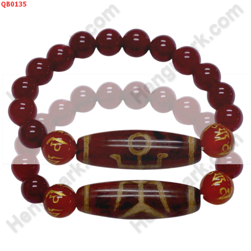 QB0135 สร้อยข้อมือหินทิเบต  ลายผู้สูงศักดิ์ ราคา 599 บาท http://ww2.hengmark.com/view_product/QB0135.htm