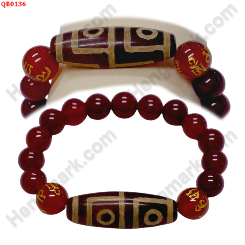 QB0136 สร้อยข้อมือหินทิเบต  ลาย 4 ตา ราคา 599 บาท http://ww2.hengmark.com/view_product/QB0136.htm