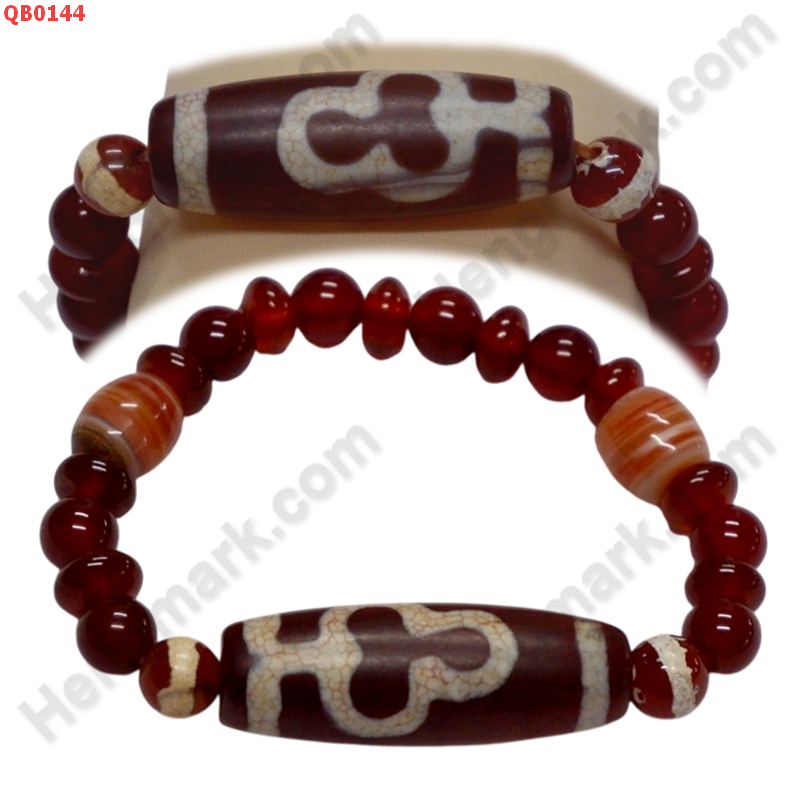 QB0144 สร้อยข้อมือหินทิเบต  ลายต้นโพธิ์+หมอยา ราคา 499 บาท http://ww2.hengmark.com/view_product/QB0144.htm