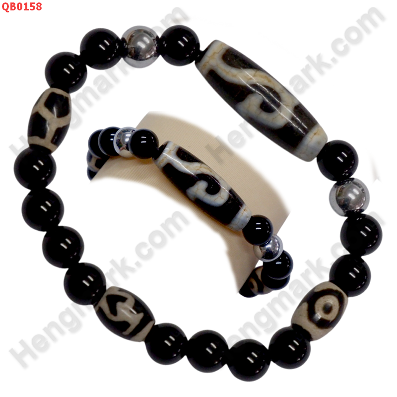 QB0158 สร้อยข้อมือหินทิเบต ลายปลา(กรีนธารา) ลายหินเก่า ราคา 499 บาท http://ww2.hengmark.com/view_product/QB0158.htm