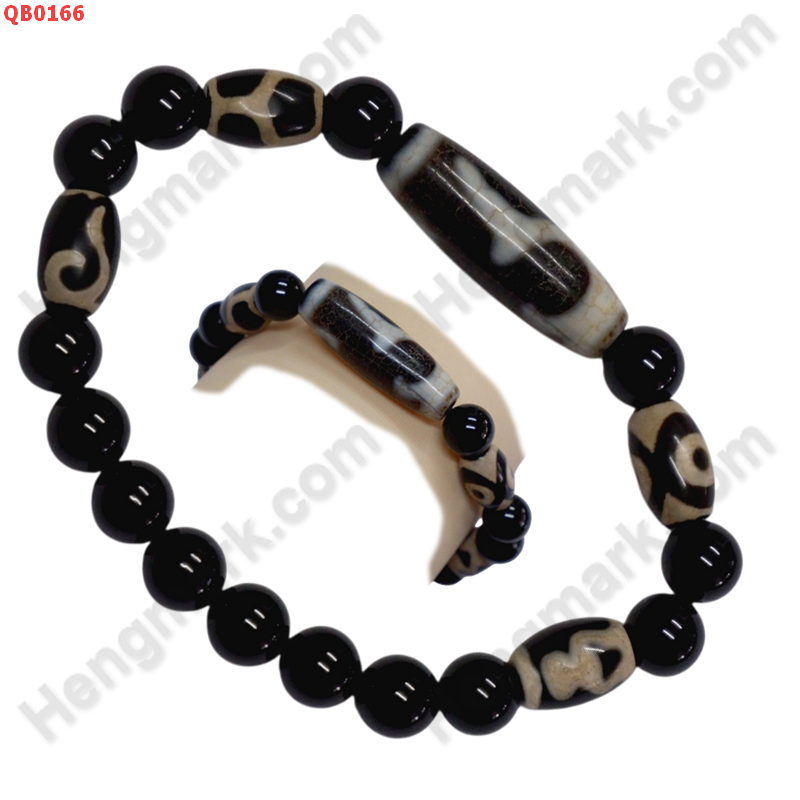 QB0166 สร้อยข้อมือหินทิเบต ลายตะขอ  ลายหินเก่า ราคา 499 บาท http://ww2.hengmark.com/view_product/QB0166.htm