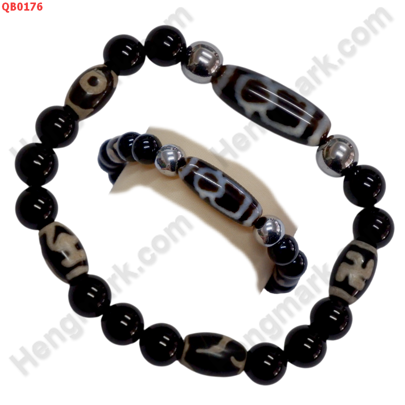 QB0176 สร้อยข้อมือหินทิเบต ลายไฉ่ซิงเอี๊ย ลายลึก ราคา 479 บาท http://ww2.hengmark.com/view_product/QB0176.htm