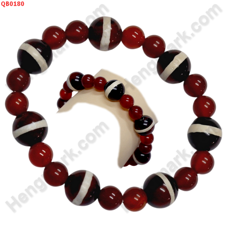 QB0180 สร้อยข้อมือหินทิเบต ลายหมอยา 7 เม็ด ราคา 399 บาท http://ww2.hengmark.com/view_product/QB0180.htm