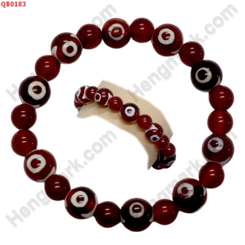 QB0183 สร้อยข้อมือหินทิเบต ลาย 3 ตา 10 เม็ด ราคา 499 บาท http://ww2.hengmark.com/view_product/QB0183.htm