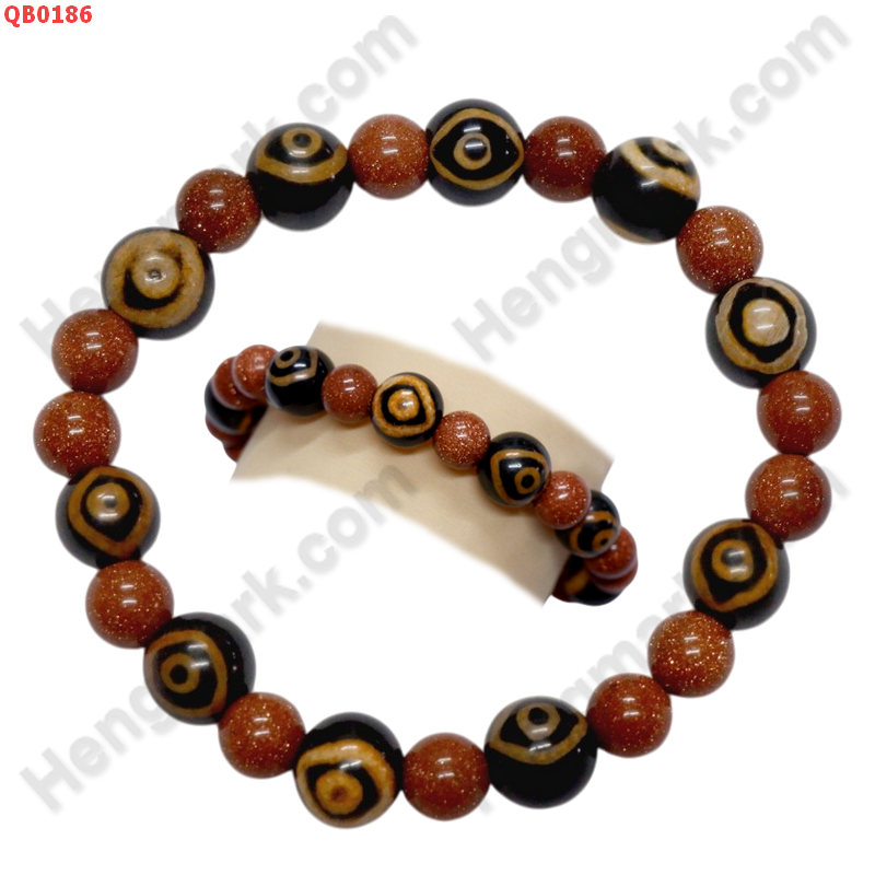 QB0186 สร้อยข้อมือหินทิเบต ตามังกร 10 เม็ด ราคา 499 บาท http://ww2.hengmark.com/view_product/QB0186.htm