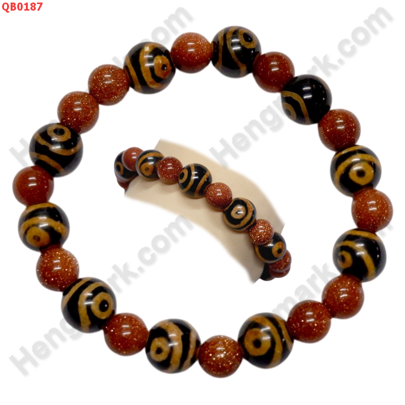QB0187 สร้อยข้อมือหินทิเบต  2 ตา 10 เม็ด ราคา 499 บาท http://ww2.hengmark.com/view_product/QB0187.htm