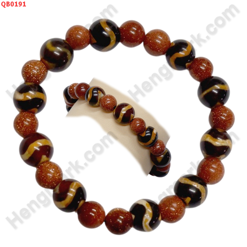QB0191 สร้อยข้อมือหินทิเบต  ลายคลื่น 10 เม็ด ราคา 499 บาท http://ww2.hengmark.com/view_product/QB0191.htm