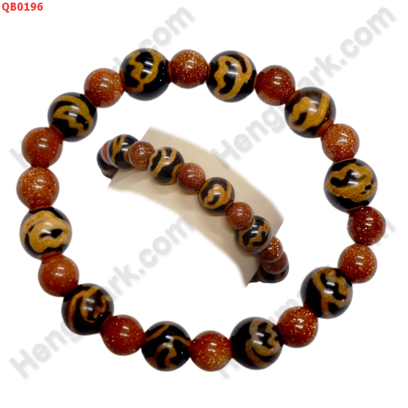 QB0196 สร้อยข้อมือหินทิเบต  ลายดอกบัว 10 เม็ด ราคา 499 บาท http://ww2.hengmark.com/view_product/QB0196.htm