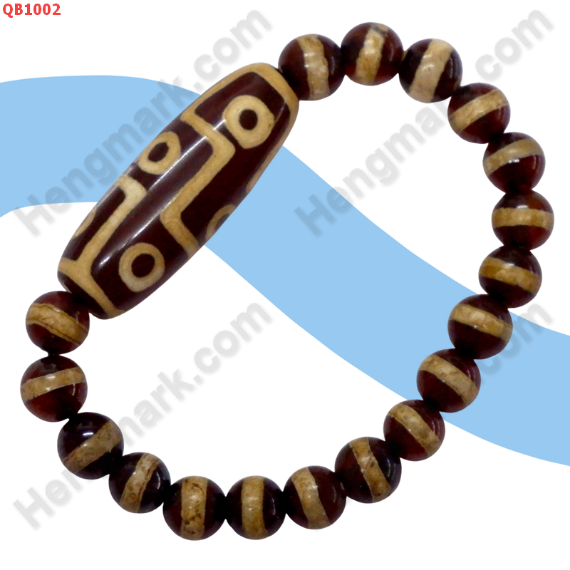 QB1002 สร้อยข้อมือหินทิเบต 9 ตา+หมอยา ราคา 499 บาท http://ww2.hengmark.com/view_product/QB1002.htm