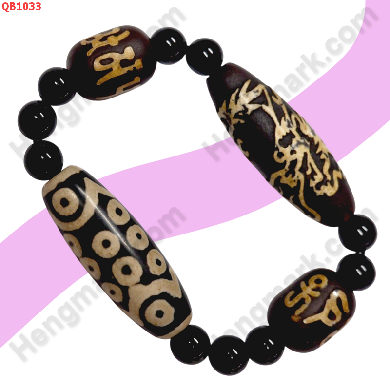 QB1033 สร้อยข้อมือหินทิเบต 21 ตาและมังกร ราคา 799 บาท http://ww2.hengmark.com/view_product/QB1033.htm
