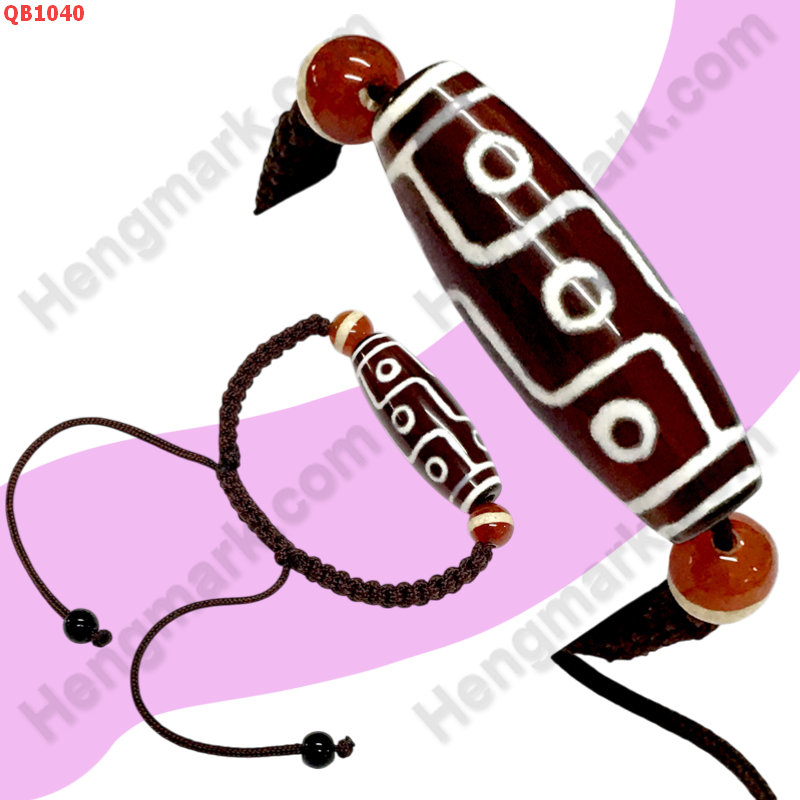 QB1040 สร้อยข้อมือหินทิเบต 9 ตา เชือกถัก ราคา 299 บาท http://ww2.hengmark.com/view_product/QB1040.htm