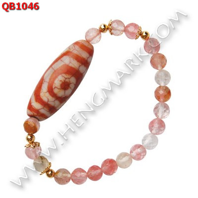 QB1046 สร้อยข้อมือหินทิเบต 3 ตา  ราคา 609 บาท http://ww2.hengmark.com/view_product/QB1046.htm