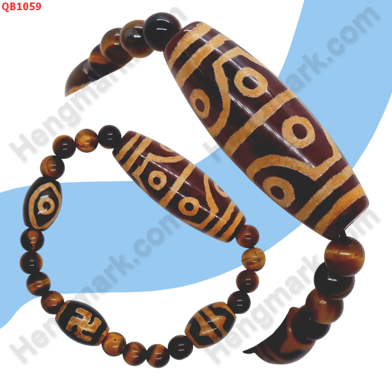 QB1059 สร้อยข้อมือหินทิเบต 8 ตา  ราคา 499 บาท http://ww2.hengmark.com/view_product/QB1059.htm