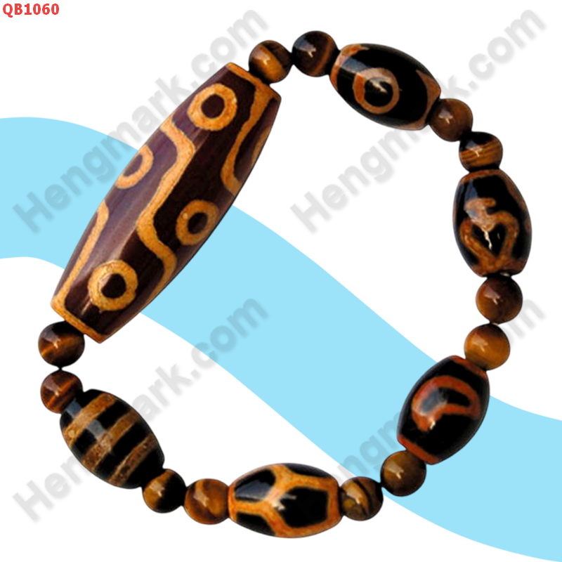 QB1060 สร้อยข้อมือหินทิเบต 9 ตา  ราคา 699 บาท http://ww2.hengmark.com/view_product/QB1060.htm