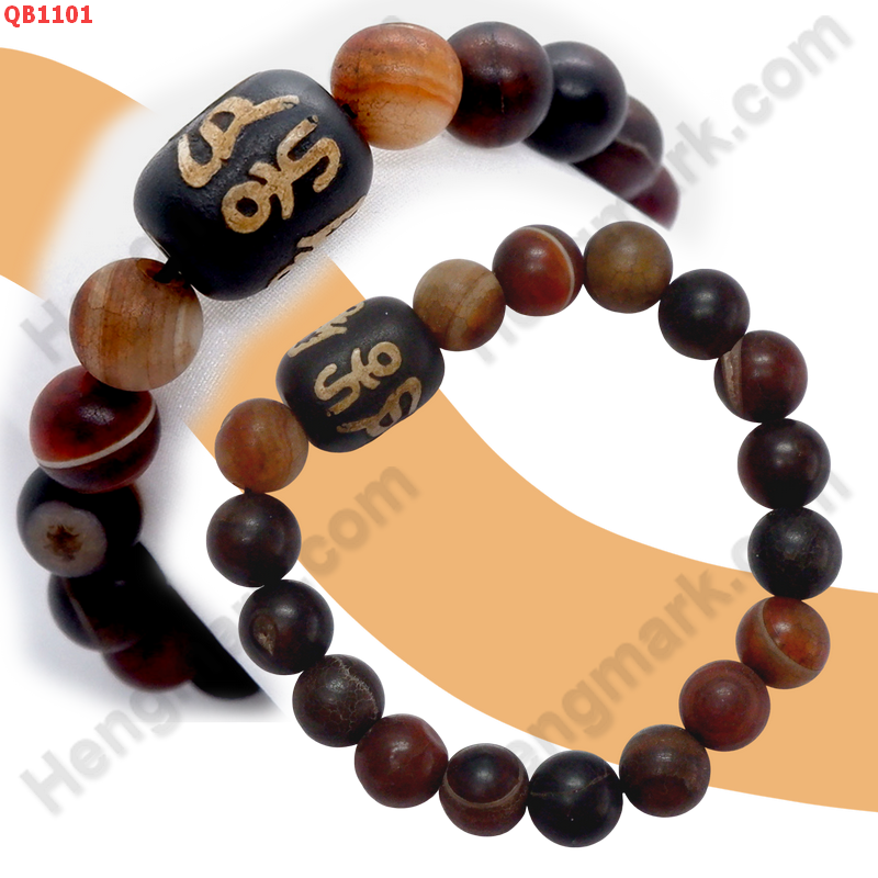 QB1101 สร้อยข้อมือ DZI คาถาทิเบต ราคา 399 บาท http://ww2.hengmark.com/view_product/QB1101.htm