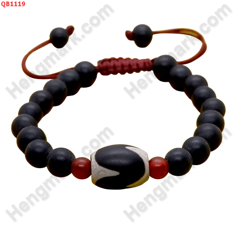 QB1119 สร้อยข้อมือหินDZI เขี้ยวเสือ ราคา 199 บาท http://ww2.hengmark.com/view_product/QB1119.htm