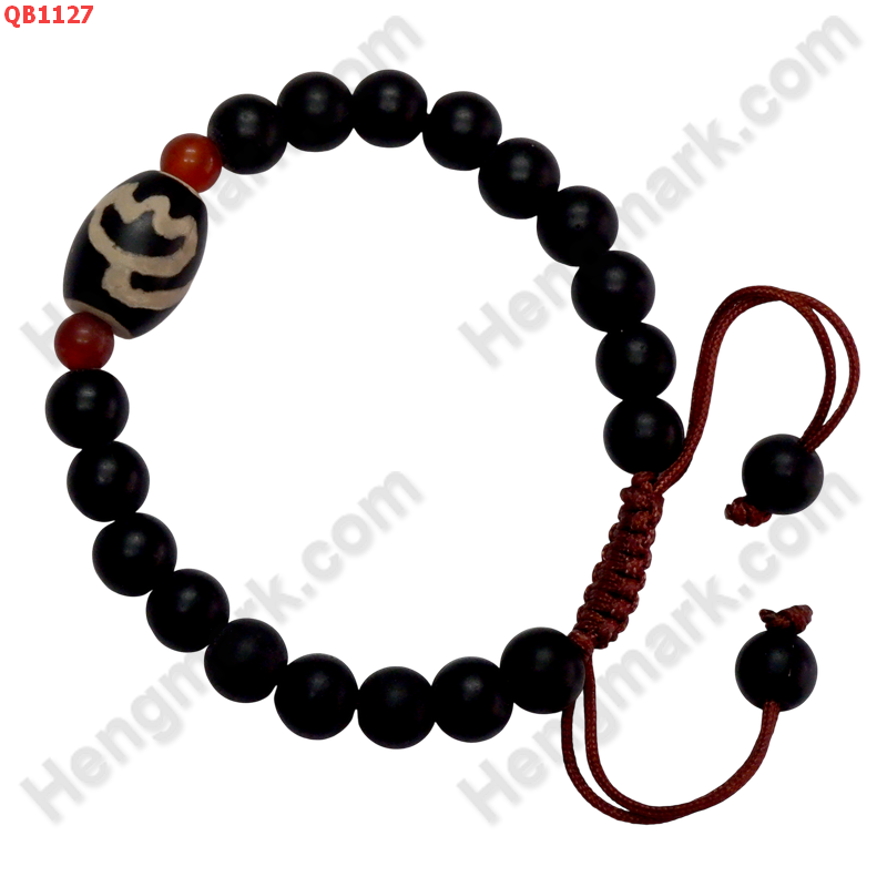 QB1127 สร้อยข้อมือหินDZI ดอกบัว ราคา 199 บาท http://ww2.hengmark.com/view_product/QB1127.htm