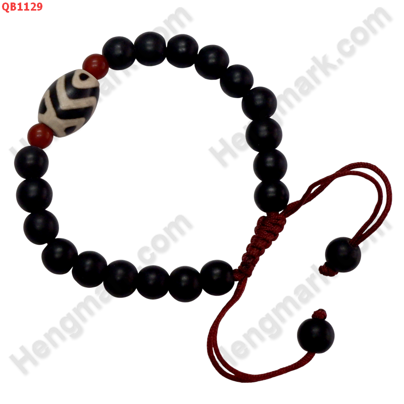 QB1129 สร้อยข้อมือหินDZI ภูเขา ราคา 199 บาท http://ww2.hengmark.com/view_product/QB1129.htm
