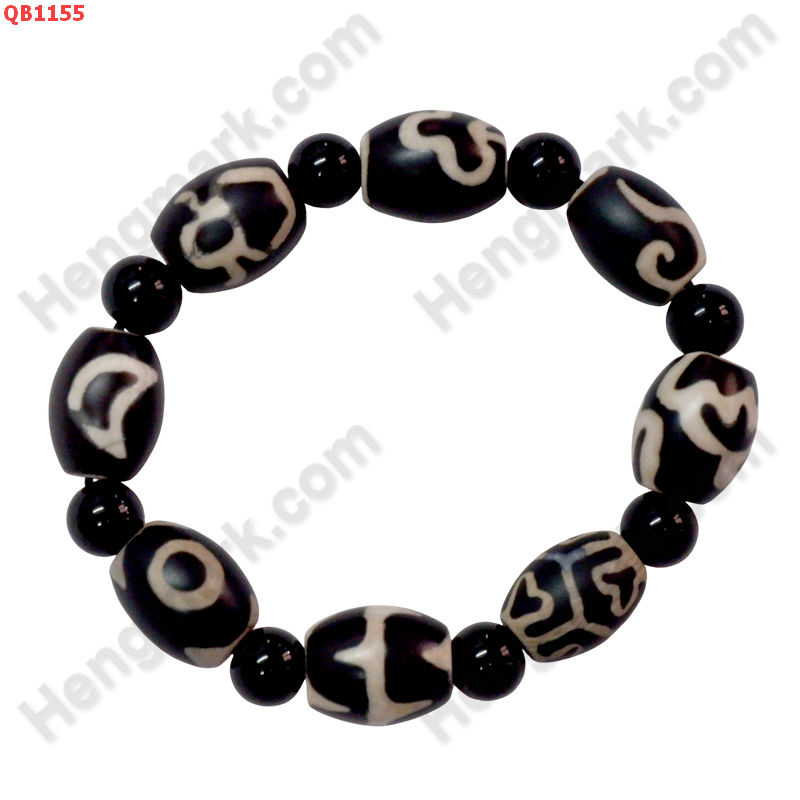 QB1155 สร้อยข้อมือหิน DZI 8 ลาย ราคา 799 บาท http://ww2.hengmark.com/view_product/QB1155.htm