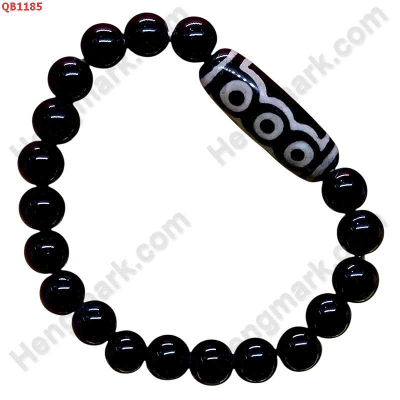 QB1185 สร้อยข้อมือ DZI 5 ตา ราคา 289 บาท http://ww2.hengmark.com/view_product/QB1185.htm