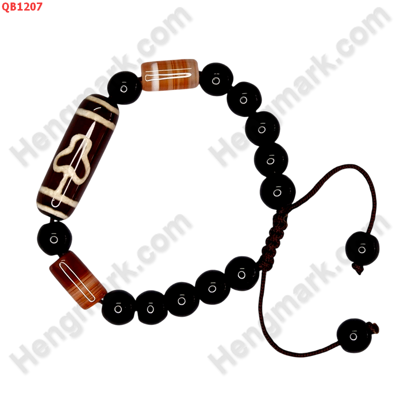 QB1207 สร้อยข้อมือ DZI ลายต้นโพธิ์ ราคา 299 บาท http://ww2.hengmark.com/view_product/QB1207.htm