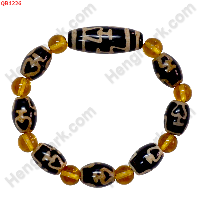 QB1226 สร้อยข้อมือ DZI ลายแก้ววิเศษ8 เม็ด ราคา 699 บาท http://ww2.hengmark.com/view_product/QB1226.htm
