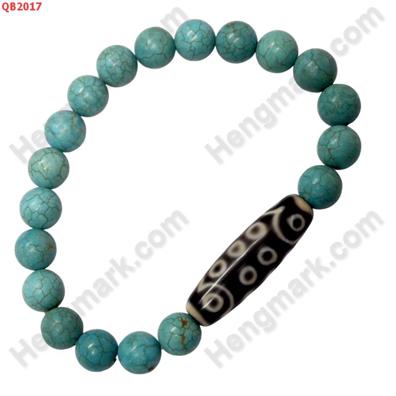 QB2017 สร้อยข้อมือหินDZI 21 ตา ราคา 899 บาท http://ww2.hengmark.com/view_product/QB2017.htm