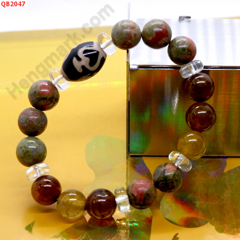 QB2047 สร้อยข้อมือหินDZI แก้ววิเศษ ราคา 299 บาท http://ww2.hengmark.com/view_product/QB2047.htm