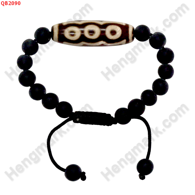 QB2090 สร้อยข้อมือหินDZI 5 ตา ราคา 299 บาท http://ww2.hengmark.com/view_product/QB2090.htm