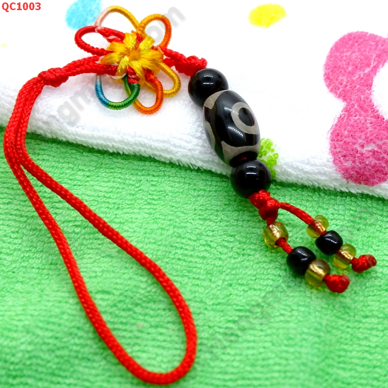 QC1003 หินทิเบตแขวนมือถือลาย 3 ตา ราคา 79 บาท http://ww2.hengmark.com/view_product/QC1003.htm