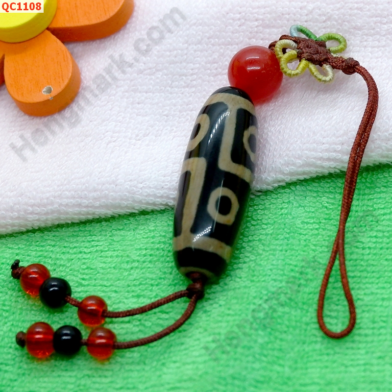 QC1108 หินทิเบตแขวนมือถือ ลาย 6 ตา ราคา 229 บาท http://ww2.hengmark.com/view_product/QC1108.htm