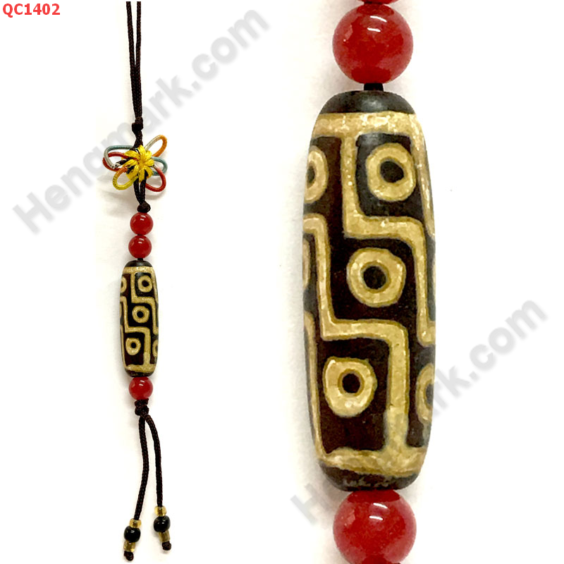 QC1402 หินทิเบตแขวนมือถือ ลาย 12 ตา ราคา 229 บาท http://ww2.hengmark.com/view_product/QC1402.htm
