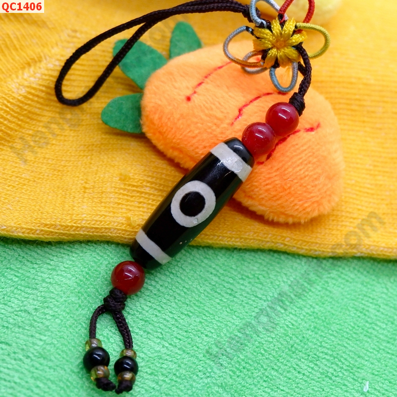 QC1406 หินทิเบตแขวนมือถือ ลาย 1 ตาฟ้าดิน ราคา 179 บาท http://ww2.hengmark.com/view_product/QC1406.htm