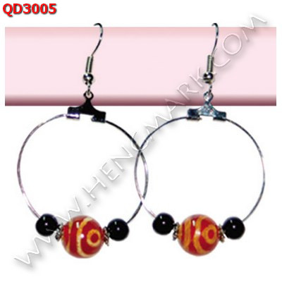 QD3005 ต่างหูหินทิเบต ราคา 199 บาท http://ww2.hengmark.com/view_product/QD3005.htm
