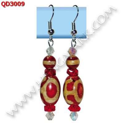 QD3009 ต่างหูหินทิเบต ราคา 259 บาท http://ww2.hengmark.com/view_product/QD3009.htm