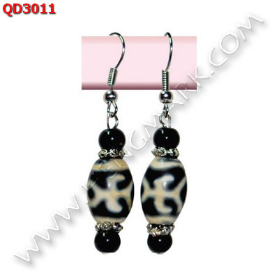 QD3011 ต่างหูหินทิเบต ราคา 259 บาท http://ww2.hengmark.com/view_product/QD3011.htm
