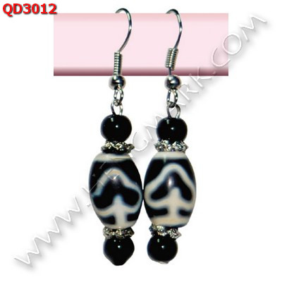 QD3012 ต่างหูหินทิเบต ราคา 259 บาท http://ww2.hengmark.com/view_product/QD3012.htm