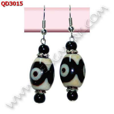 QD3015 ต่างหูหินทิเบต ราคา 459 บาท http://ww2.hengmark.com/view_product/QD3015.htm
