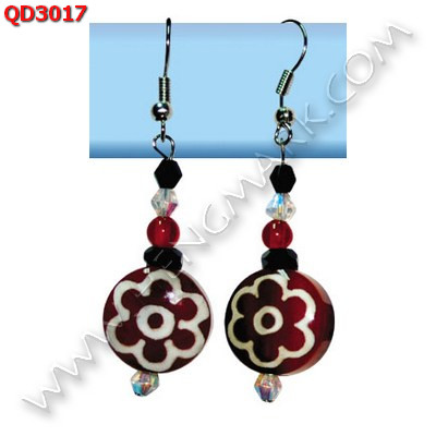 QD3017 ต่างหูหินทิเบต ราคา 259 บาท http://ww2.hengmark.com/view_product/QD3017.htm